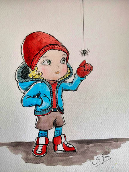 Dibujíbiri <br/>(Retrato tipo 'cartoon')