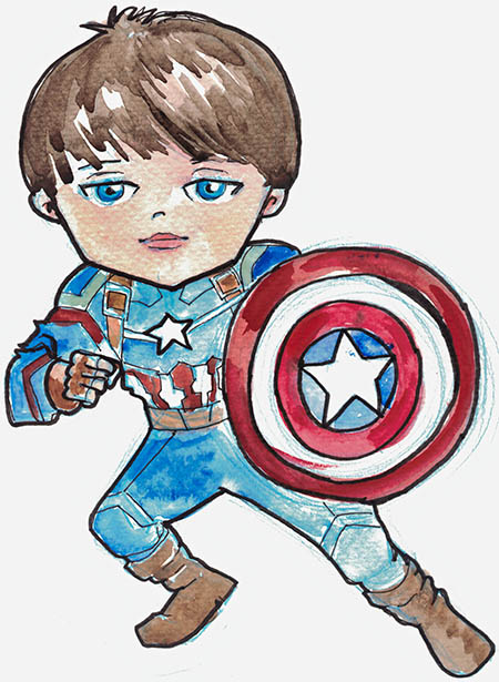 Dibujíbiri <br/>(Retrato tipo 'cartoon')