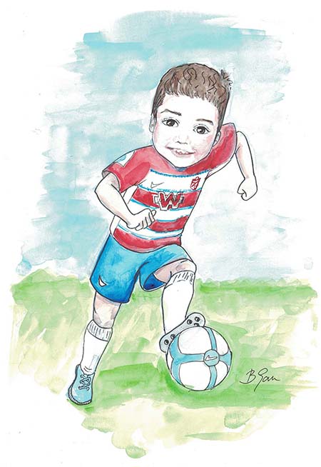 Dibujíbiri <br/>(Retrato tipo 'cartoon')