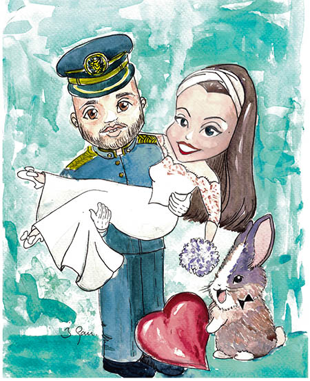 Dibujíbiri <br/>(Retrato tipo 'cartoon')