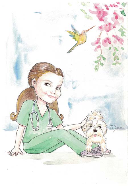 Dibujíbiri <br/>(Retrato tipo 'cartoon')